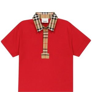 Burberry kids polo shirt size 14 dry cleaned only perfect condition